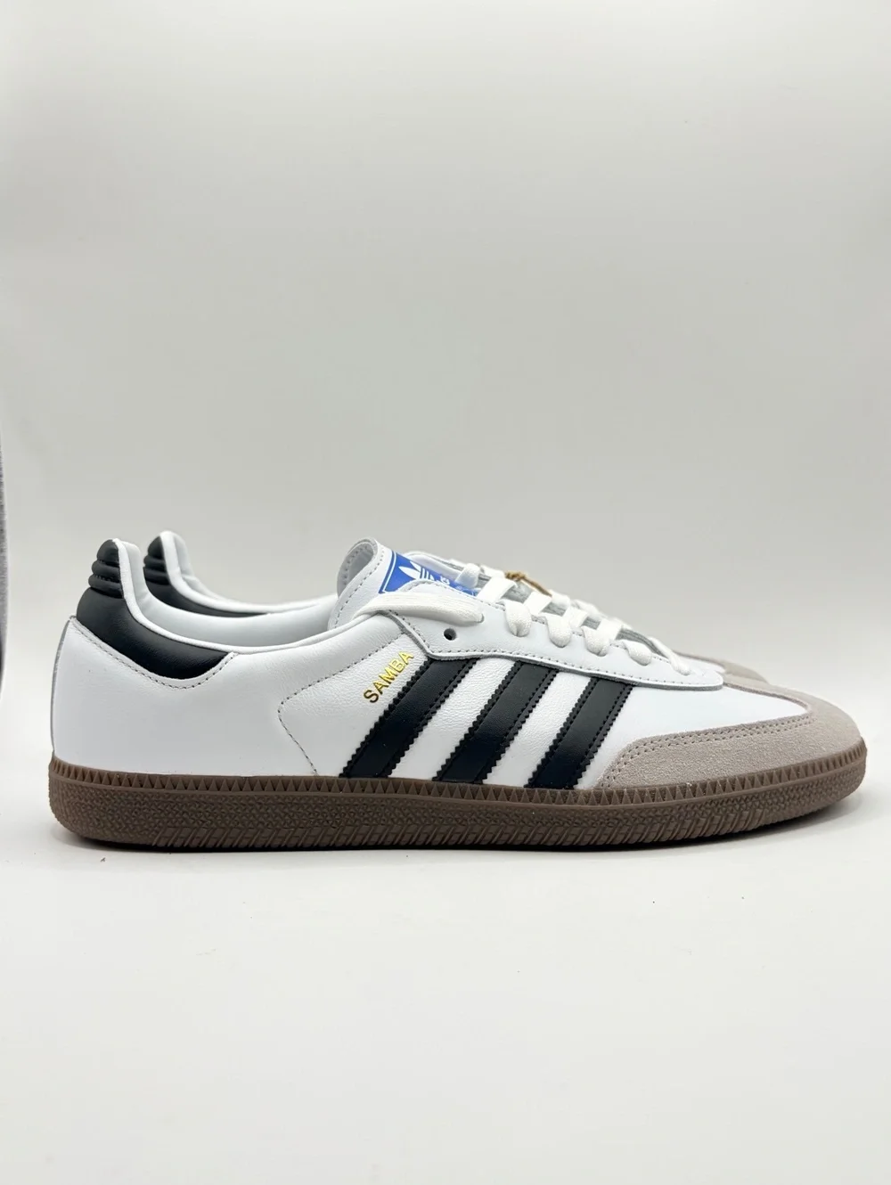 Adidas Samba OG Size 9.5 White Black Classic Soccer Shoes